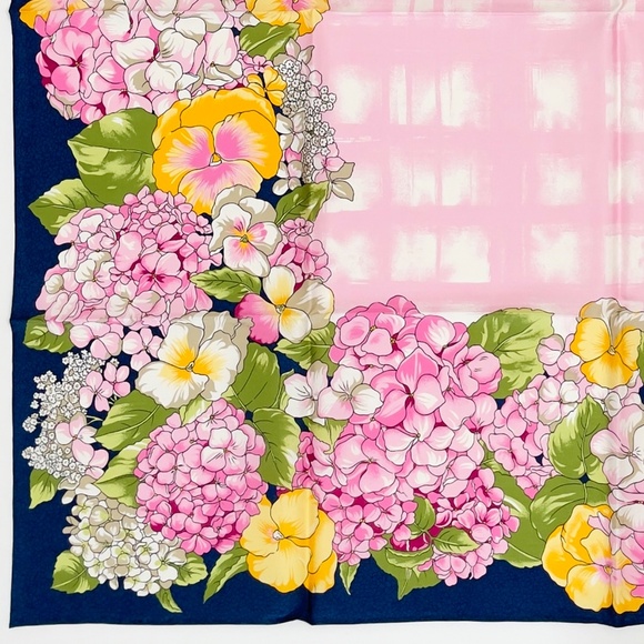 New Vintage Jim Thompson Thai Silk Scarf 1 - Picture 6 of 7